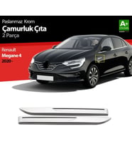 Renault Megane Uyumlu 5 Çamurluk Kromu -2020 Paslanmaz Çelik Parça