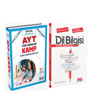 Gür Yayınları AYT Sayısal Kamp Soru Fasikülleri ve AKM Dil Bilgisi Soru Bankası Seti 2 Kitap