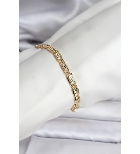 14K Gold Renk Kaplama Zincir Model CM Kadın Bileklik