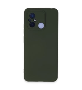 Xiaomi Redmi 12c Kılıf Nano İçi Kadife Silikon - Koyu Yeşil