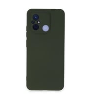 Xiaomi Redmi 12c Kılıf Nano İçi Kadife Silikon - Koyu Yeşil
