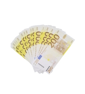 Düğün Parası Sahte Para 200 Adet Şaka Oyun Parası 200 Euro (Altın)