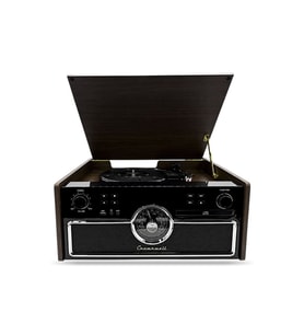 Crownwell Nostaljik Müzik Merkezi – Plakçalar, Radyo, CD ve USB Destekli Retro Tasarım