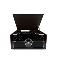 Crownwell Nostaljik Müzik Merkezi – Plakçalar, Radyo, CD ve USB Destekli Retro Tasarım