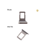 İphone 15 Pro Sim İç Yuvası Tekli Titanyum Sim yuvası sim tepsisi sim aparatı yeni sim yuvası tekli sim tepsisi sim çekmecesi