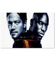 Cakatablo Fast and Furious Paul Walker ve Tires Gibson MDF Tablo