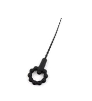 Titreşimli Boğumlu Penis Plug Siyah