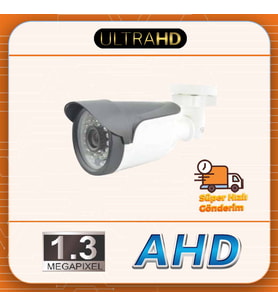 ULTRA HD 1.3 MP AHD Bullet Kamerası - Güvenlik Kamerası - AHD Kamerası