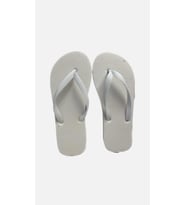 2 Adet Parmak Arası Beyaz Kadın Terlik Eva Taban 14 mm Flip Flop 39 Numara