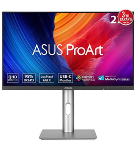 ASUS 27 IPS PROART PA278CFRV 5MS 100HZ HDMI-DP USBC GRAFİK TASARIM MONİTÖRÜ 2560X1440
