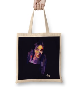 Red Velvet Kpop Joy Red Velvet Bez Çanta Uzun Saplı