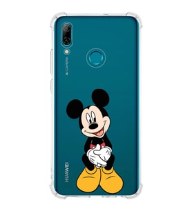 Huawei P Smart 2019  Köşe Korumalı Antişok Kapak Mickey Mouse Tasarımlı Şeffaf  Kılıf