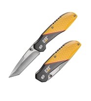 CAT DA980047 Kemer Askı Kancalı Katlanabilir 18CM Paslanmaz Çelik Kamp Çakısı