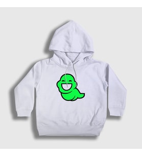 Presmono Unisex Çocuk Beyaz John Egbert Homestuck Kapüşonlu Sweatshirt 549202tt