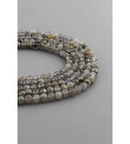 Labradorit Taşı Küre Kristal Kesim Parlak 4mm Doğal Taş Dizi