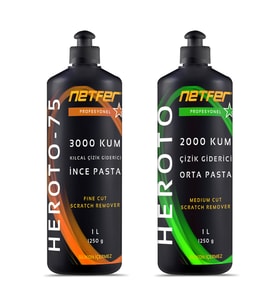 Netfer 2'li İnce Orta Pasta Set - 2x1 L