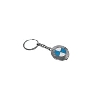 BMW 5 Serisi E60 Anahtarlığı Krom Kaplama Çift Yönlü Yeni Logo