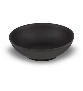 Lava Döküm Yuvarlak Çorba Kasesi Çap(Ø)14cm. (Siyah)