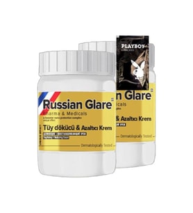 Rusian Glare Tüy Dökücü Azaltıcı Nano 2'li x 50 ml Rus Merhemi + Yanında Jel