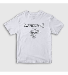 Presmono Unisex Çocuk Beyaz Logo V2 Evanescence T-Shirt 146371tt (Beyaz)