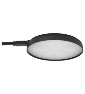 LED'li Spot Lamba, Siyah, 6x1 cm