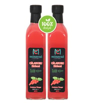 Minecal Gilaburu Sirkesi 2x500 ml – %100 Katkısız Doğal  Şekersiz  Koruyucu Içermez