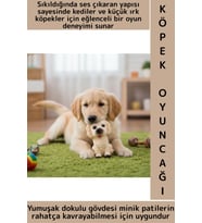 Dayanıklı Evcil Hayvan Kedi Küçük Irk Köpek Eğlenceli İlgi Çekici Sesli Köpek Tasarımlı Oyuncak