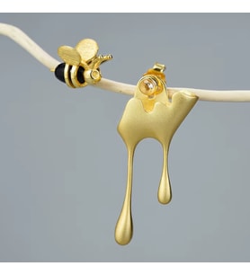 Omark Cotton Arım Balım Gold Küpe