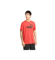 Essential Heather Tee Erkek Kırmızı Günlük Stil Tişört 58673611