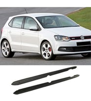 Vw Polo Mk5 GTI Yan Marşpiyel Seti Plastik 2 Adet Mat Siyah 2009-2017 karlık+ek+bodykit