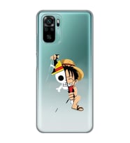 Xiaomi Redmi Note 10 / Note 10S Uyumlu One Piece Luffy Tasarımlı Şeffaf Telefon Kılıfı