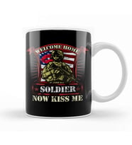 Welcome Home Soldier, Now Kiss Me! Military Kupa Bardak Porselen