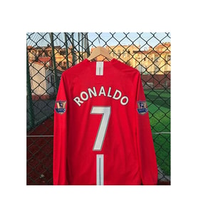 2008 Moskova Şampiyonlar ligi finali Cristiano Ronaldo Forması (UzunkolManchester)