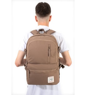 Unisex, Ultra Hafif, Çok Cepli, Sırt Çantası Kahverengi Model: (VNT-3C)