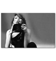 Cakatablo Angelina Jolie Ve Fotoğraf Makinesi MDF Tablo