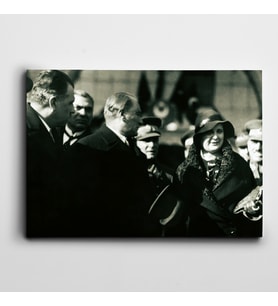 Atatürk Tablosu Afet İnan ve Atatürk  Kanvas Tablo