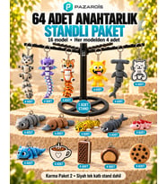 64 Adet Karışık Toptan Anahtarlık Paketi 2