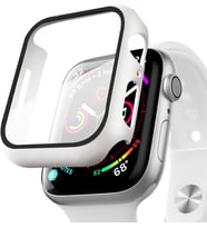 Apple Watch Series 9 45mm Kılıf Matte Premium Slim WatchBand Beyaz [Watch Series 9 45mm ile Uyumlu Kordon - Beyaz]