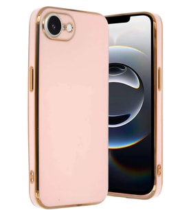 iPhone 16E Kılıf Volet Silikon - Pembe