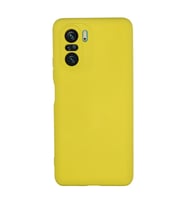 Xiaomi Poco F3 Kılıf Nano İçi Kadife Silikon - Sarı