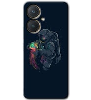 Vivo Y27 Kılıf HD Desen Baskılı Kılıf - Astronot Kıyafeti