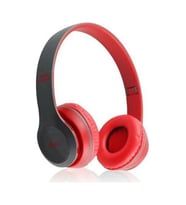 P47 Bluetooth Katlanalabilir Kulak Üstü Kulaklık Kırmızı