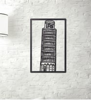 Gowpenart Pisa Kulesi Ev&Ofis Metal Duvar Tablosu