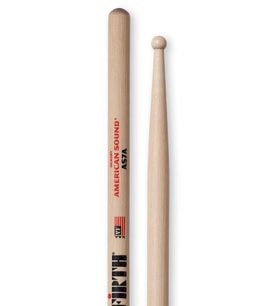 Vic Firth AS7A American Sound 7A Baget  Yuvarlak Uç - Değişen Tonlar - Amerikan Hickory