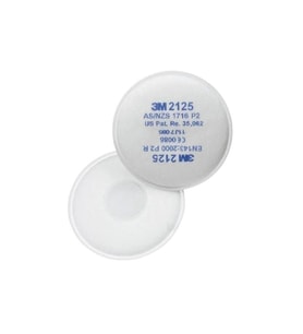 3M 2125 Çok Yönlü Korumalı Partikül Filtresi P2R (3 Adet) (Beyaz)