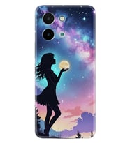 Vivo Y28 Kılıf Boutique Baskılı Resimli Woman in Moon Pcode -005