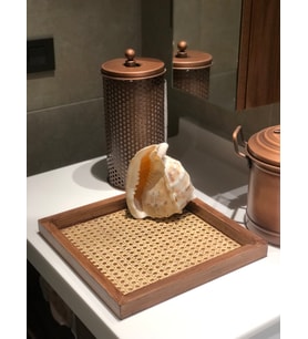 Maison Avf Rattan Hazeran Eskitme Model Kare Tepsi M007