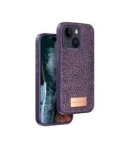 Onegif Apple İphone 14 Bright Simli Kapak - Derin Mor