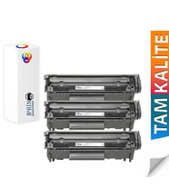 Plusprint Hp Laserjet 1018 Yazıcı Uyumlu 12A Muadil Toner 3'lü Paket