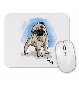 Pug Köpek Mouse Pad